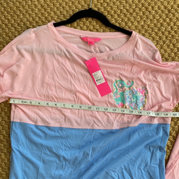NWT Lilly Pulitzer Finn Top - Pink Tropics Tint - medium - Picture 7 of 8